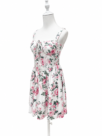 Blushing Rose Lace Mini Dress