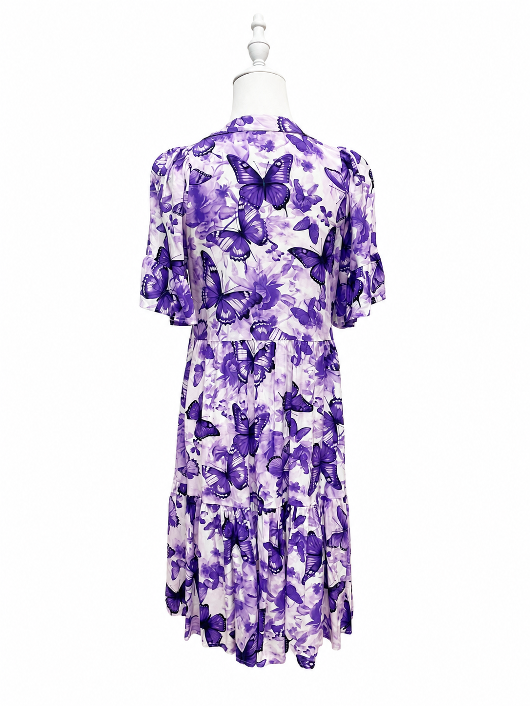 Violet Wings Midi Dress