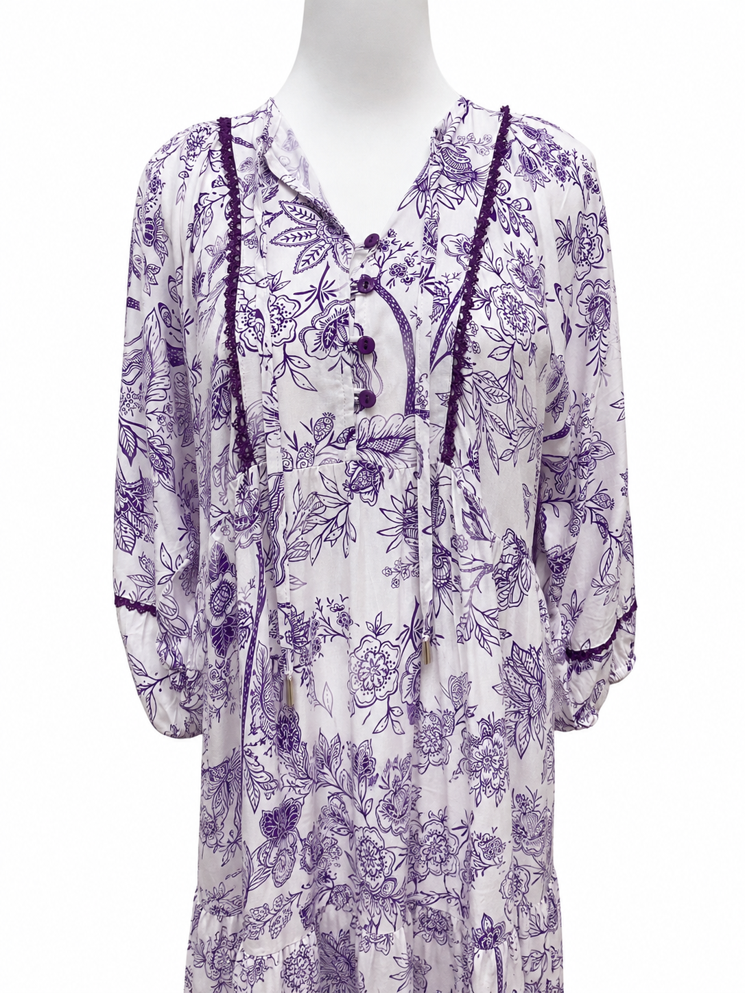Lavender Garden Maxi Dress