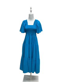 Breeze Shirred Maxi Dress