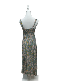 Meadow Daisy Tie-Front Midi Dress