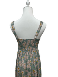 Meadow Daisy Tie-Front Midi Dress