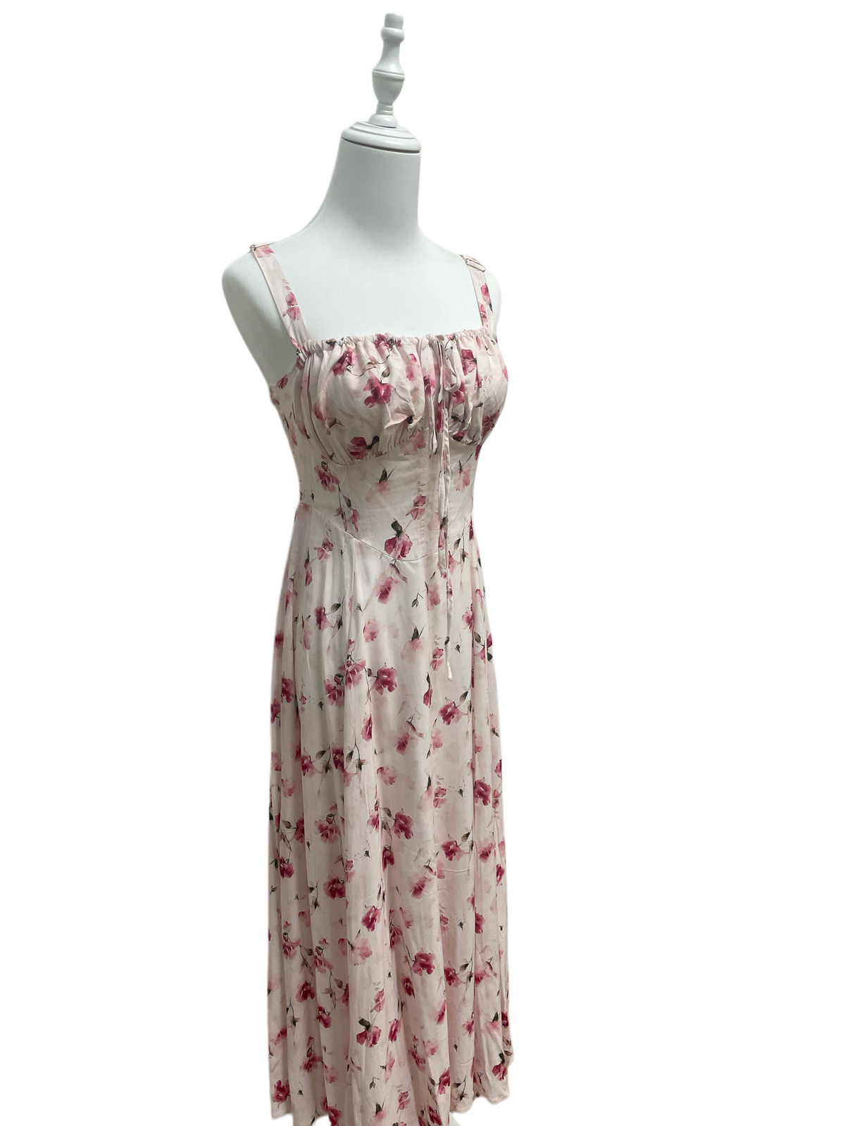 Blush Petal Maxi Dress
