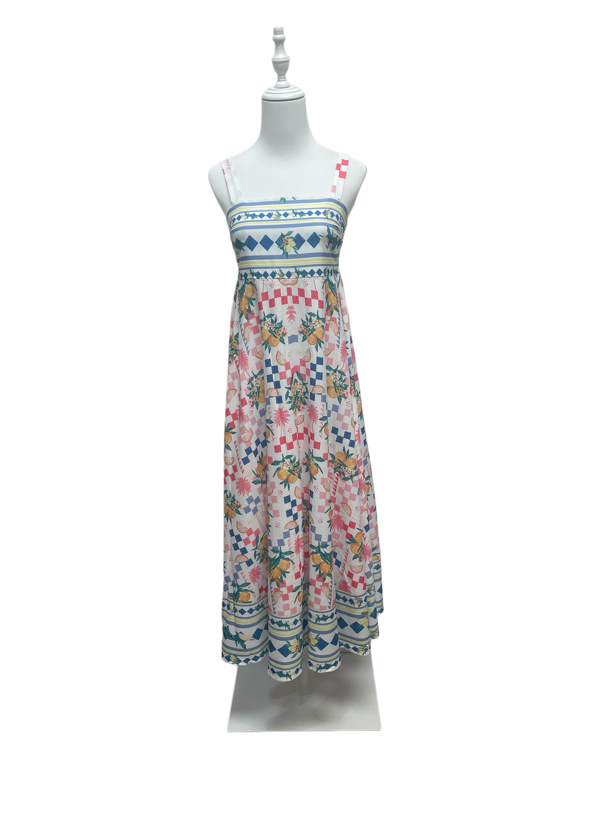 Amalfi Citrus Midi Dress