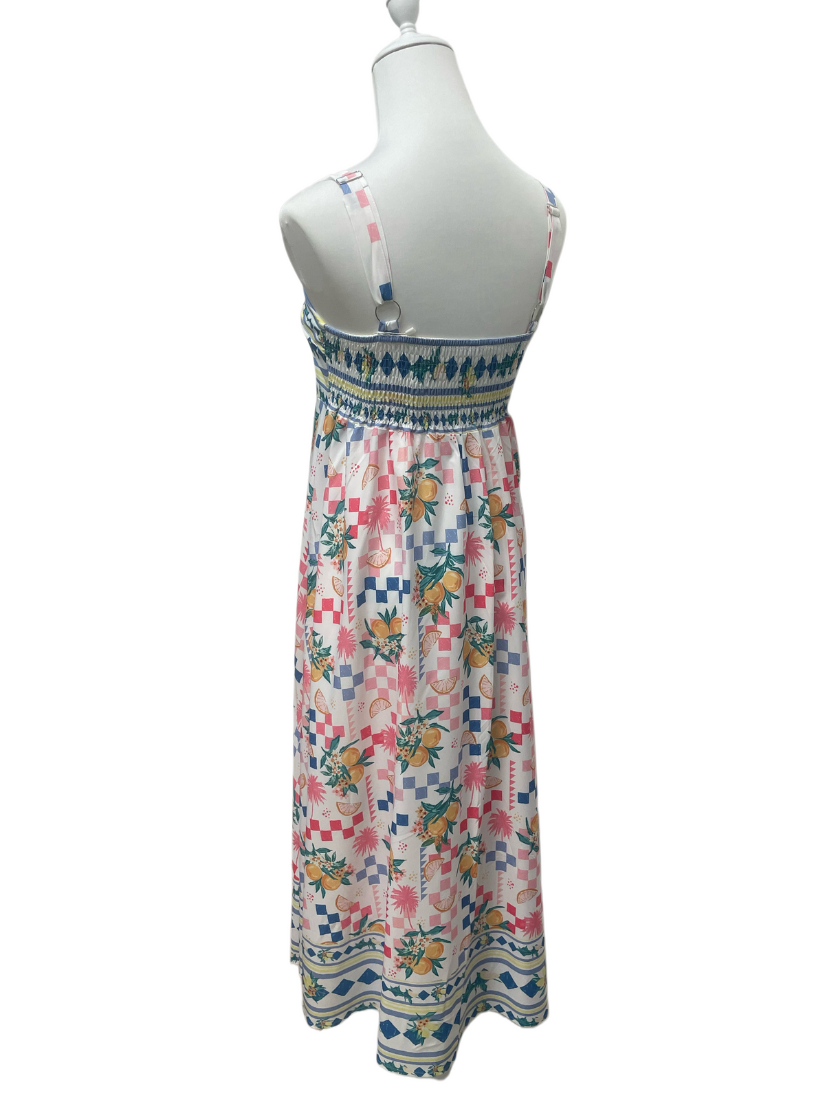 Amalfi Citrus Midi Dress