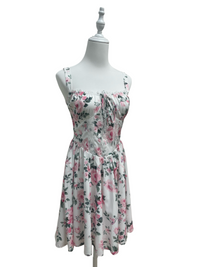 Blushing Rose Lace Mini Dress
