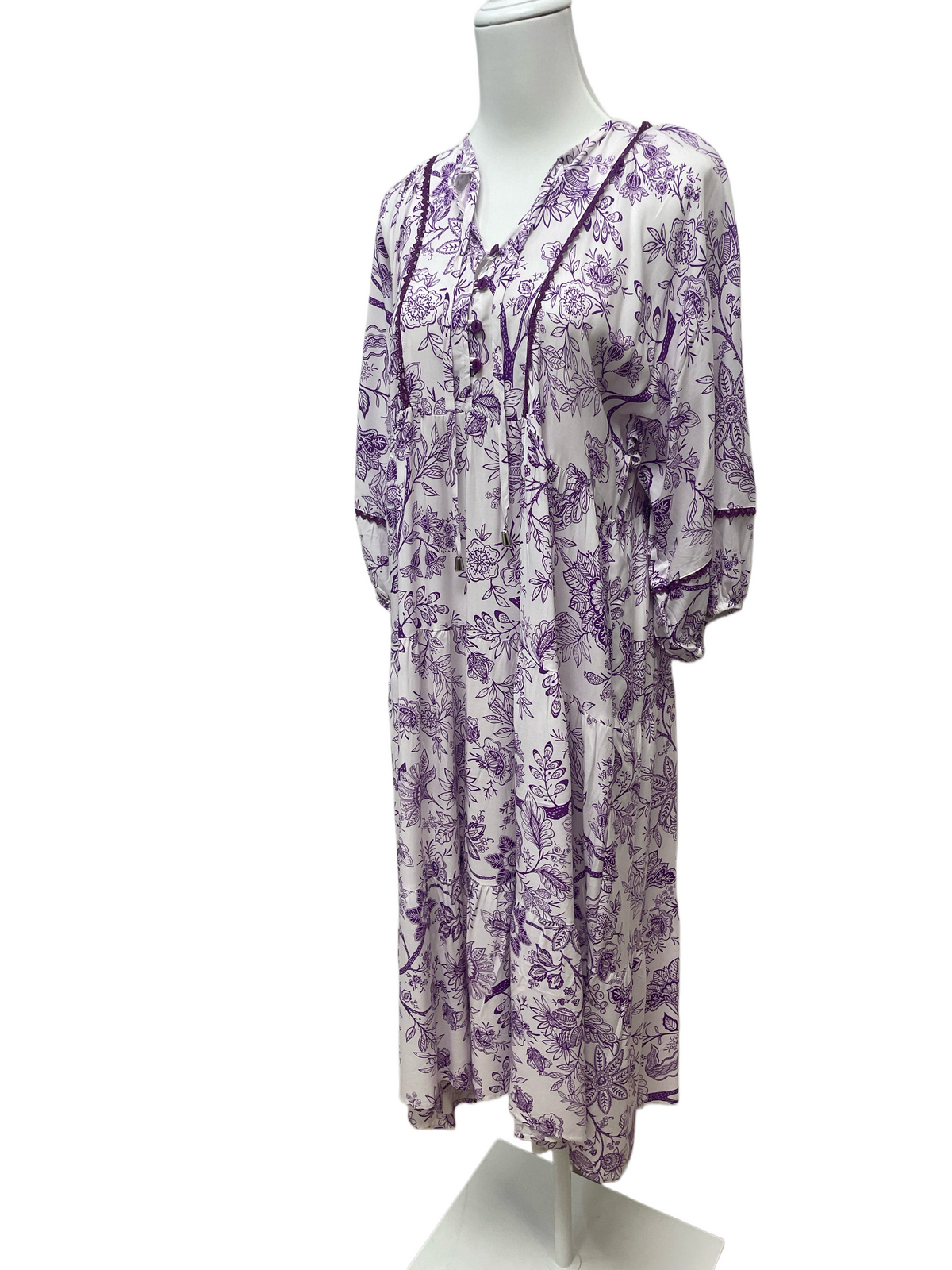 Lavender Garden Maxi Dress