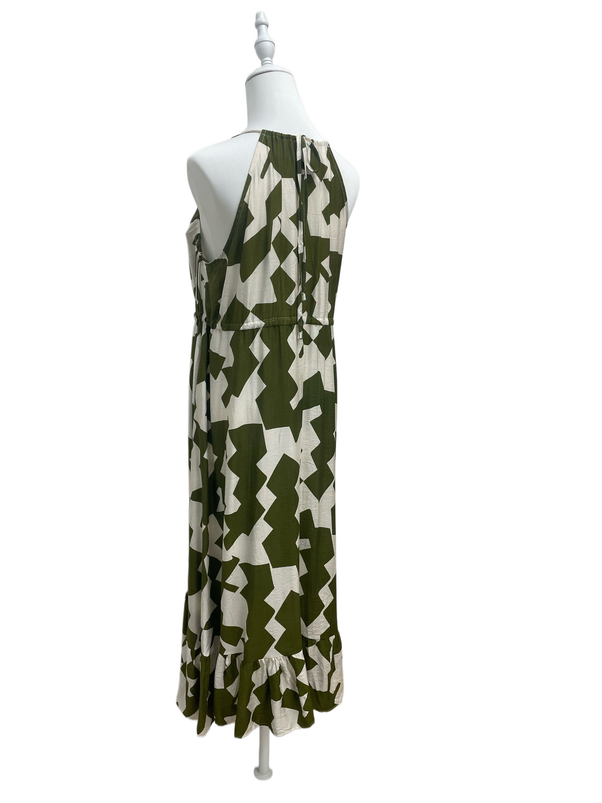 Olive Mirage Maxi Dress