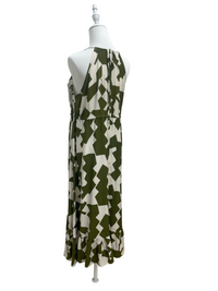 Olive Mirage Maxi Dress