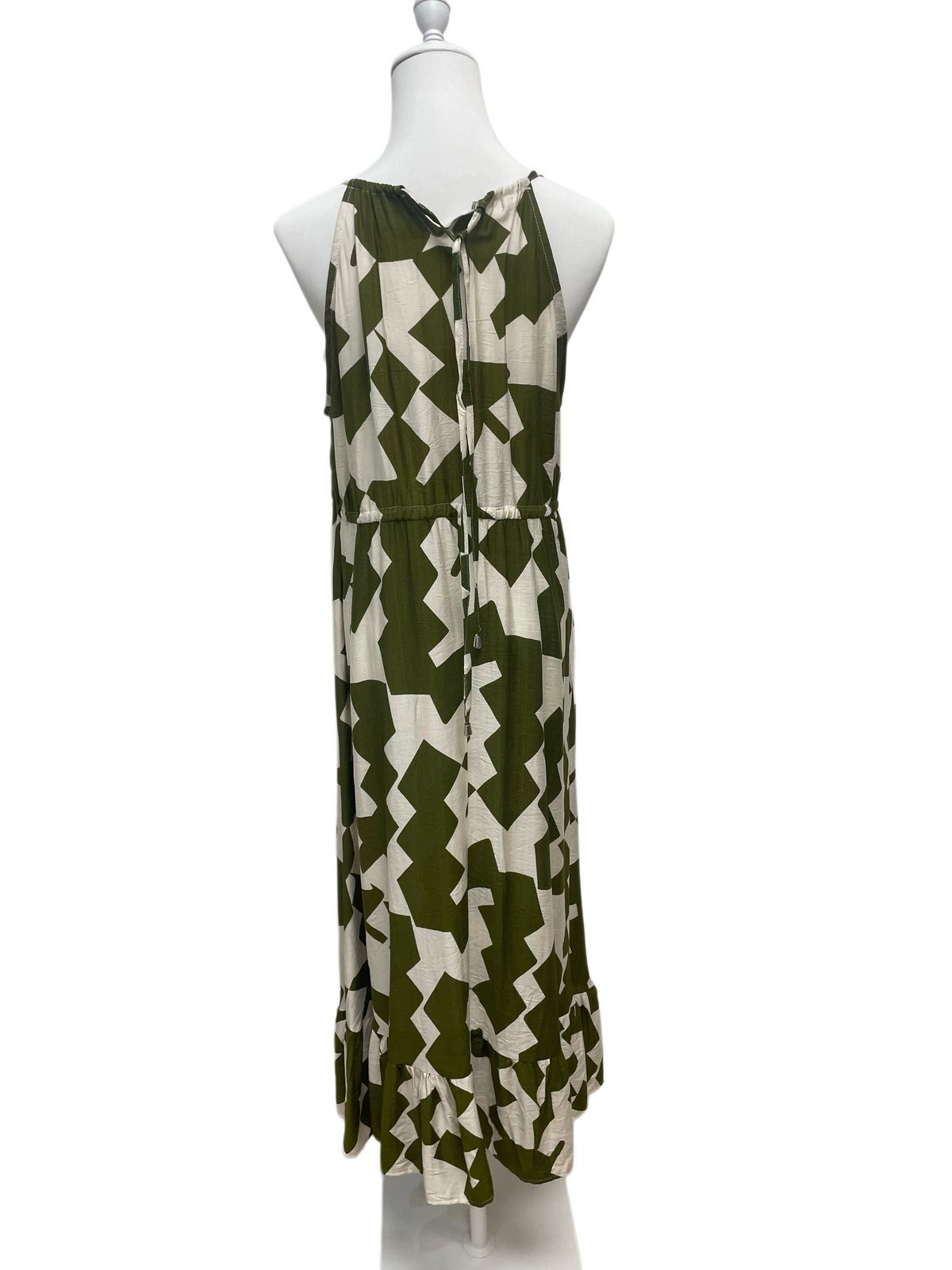 Olive Mirage Maxi Dress