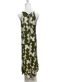 Olive Mirage Maxi Dress