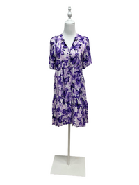 Violet Wings Midi Dress