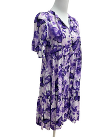 Violet Wings Midi Dress