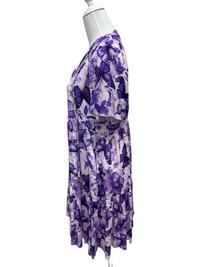 Violet Wings Midi Dress